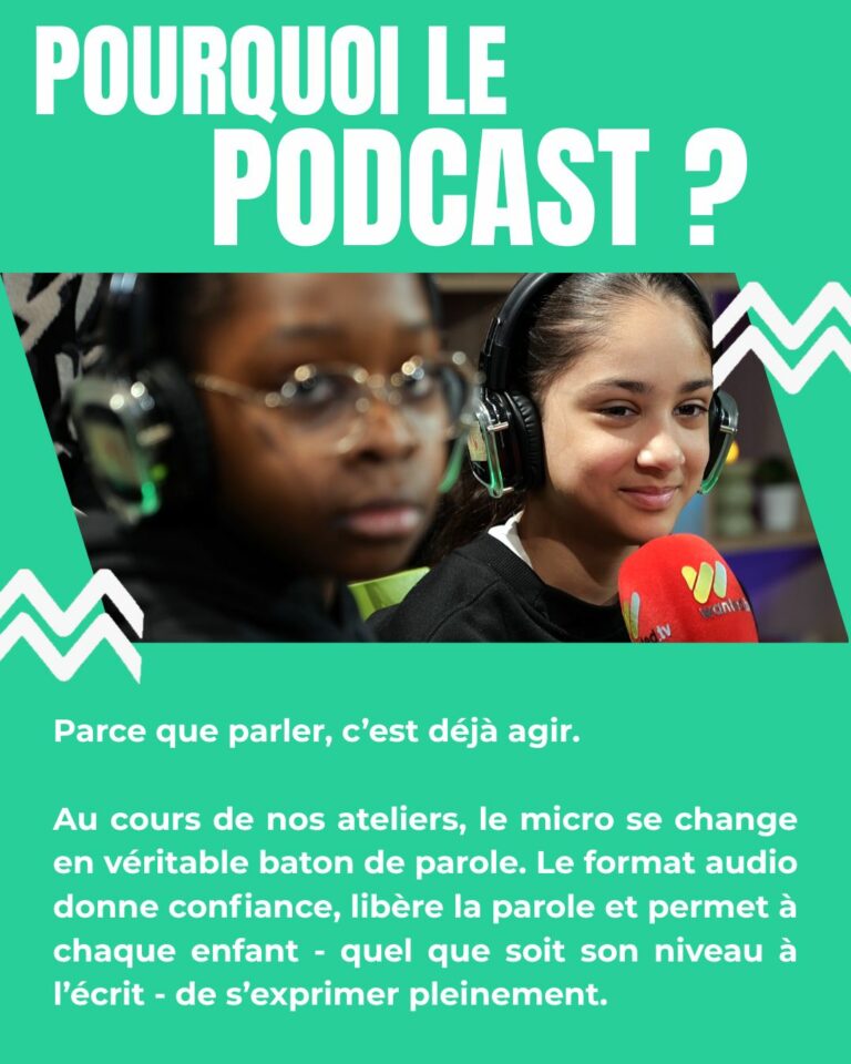 Dans le cadre de la Cité Éducative, la Fabrique d’Images Citoyennes et l’Association Cité’Là ont accompagné les jeunes de l’école primaire Diderot à la réalisation d’un podcast. Au programme jeux(12)