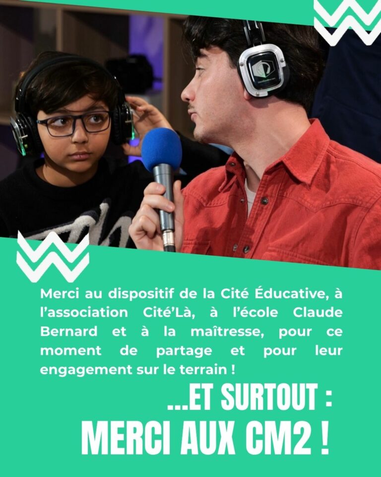 Dans le cadre de la Cité Éducative, la Fabrique d’Images Citoyennes et l’Association Cité’Là ont accompagné les jeunes de l’école primaire Diderot à la réalisation d’un podcast. Au programme jeux(14)