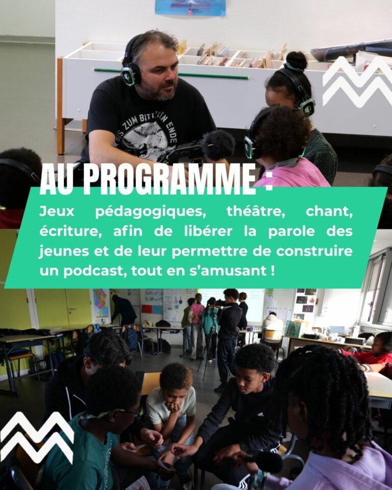 Dans le cadre de la Cité Éducative, la Fabrique d’Images Citoyennes et l’Association Cité’Là ont accompagné les jeunes de l’école primaire Diderot à la réalisation d’un podcast. Au programme jeux(3)